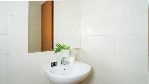 Close-up of bathroom