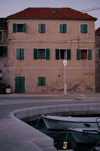 Buildings against sky in city