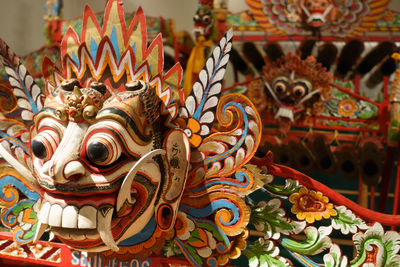 Close-up of buddha statue