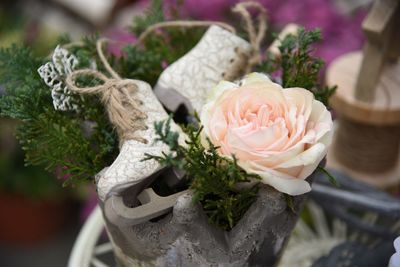 Close-up of rose bouquet