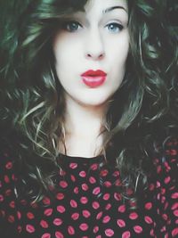 Portrait of young woman