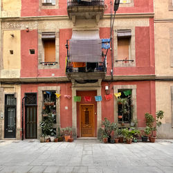 Low angle view of old building