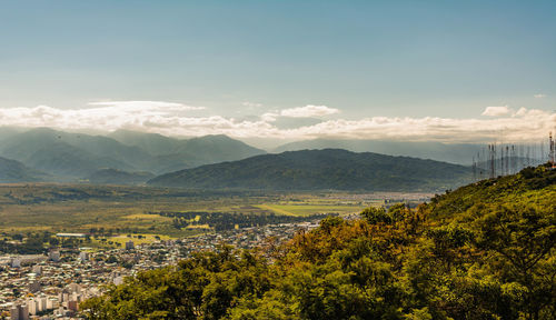 Scenic view of landscape against sky