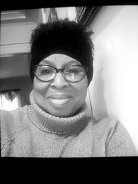 Portrait of smiling young woman