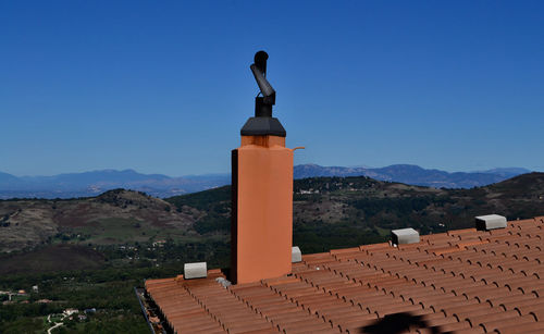 View of building against blue sky
