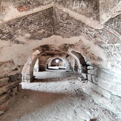 Archway of old building