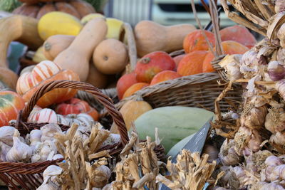 Fruits for sale in market