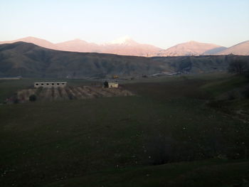 Scenic view of landscape against sky