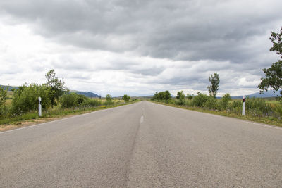 Highway and road landscape and view in georgia, travel photo