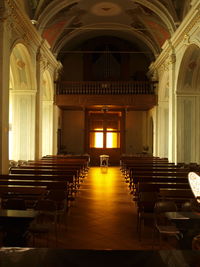 Interior of temple