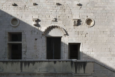 Low angle view of old building