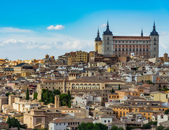 View of buildings in city