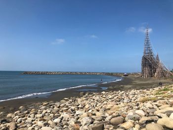 View of beach against sky