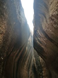 Panoramic view of mountains against sky