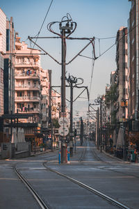 Street amidst buildings in city