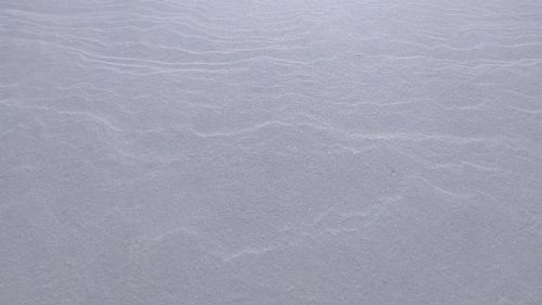 Full frame shot of snow covered land