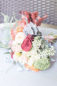 Close-up of rose bouquet