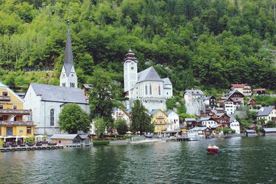 Buildings at waterfront