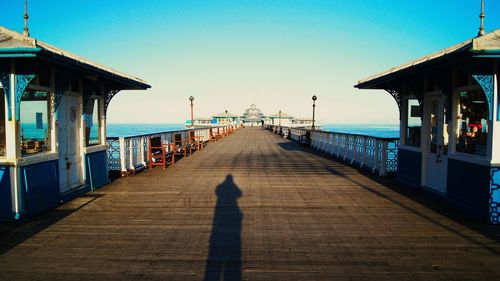 Pier on sea