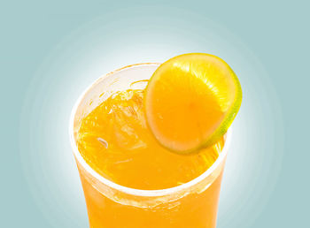 Close-up of orange juice