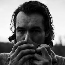 Close-up portrait of man standing outdoors