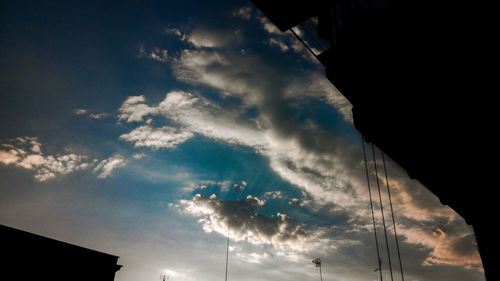 Low angle view of sky