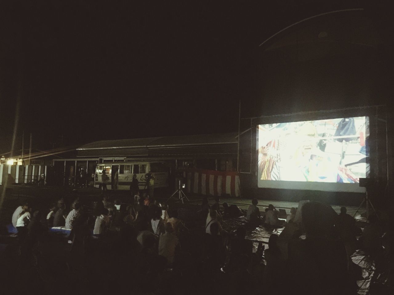 indoors, window, sitting, food and drink industry, dark, darkness, crowd