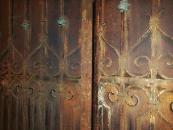 Full frame shot of wooden door