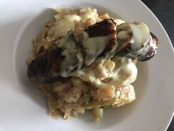 Close-up of food in plate