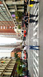 Cars on street in city