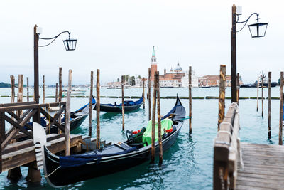 Canals and gondolas of venice