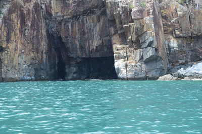 View of calm blue sea