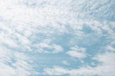 Low angle view of clouds in sky