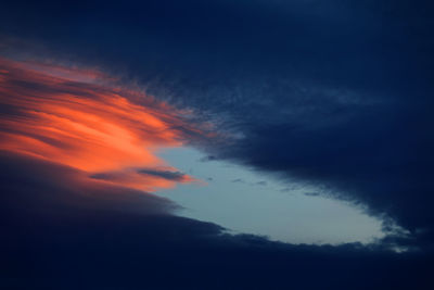 Low angle view of cloudscape