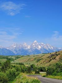 Scenic view of landscape against sky