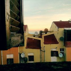 Buildings against sky