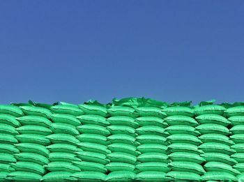 Low angle view of blue sky