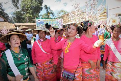 Group of people in traditional clothing