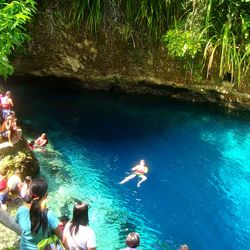 People in water