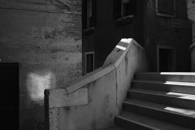 Staircase of old building