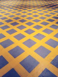 Full frame shot of tiled floor