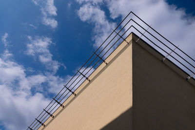 Low angle view of building against sky