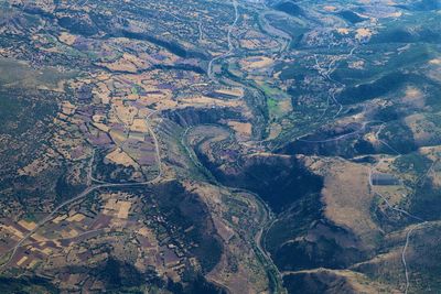 Full frame shot of agricultural field