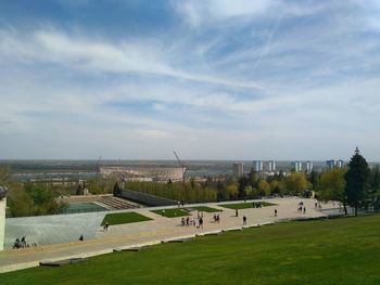 Scenic view of landscape against sky