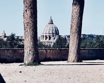 View of cathedral against clear sky