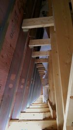 Low angle view of staircase