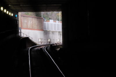 Railroad station platform