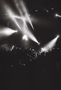 Rear view of people in concert