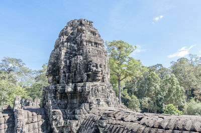 View of temple against sky