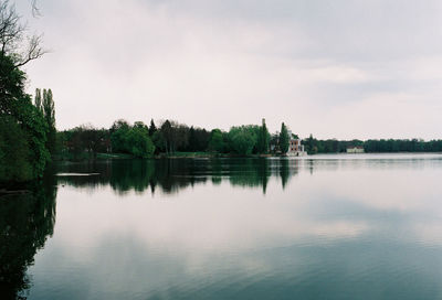 Scenic view of river against sky